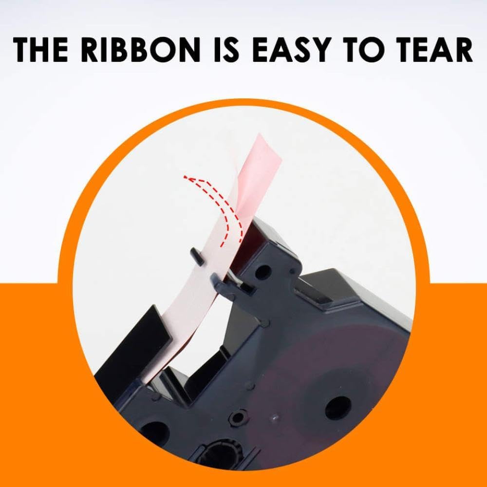 5PCS 12mm D1ラベルテープ45018黒の黒とD1 45018ラベルマネージ280 160